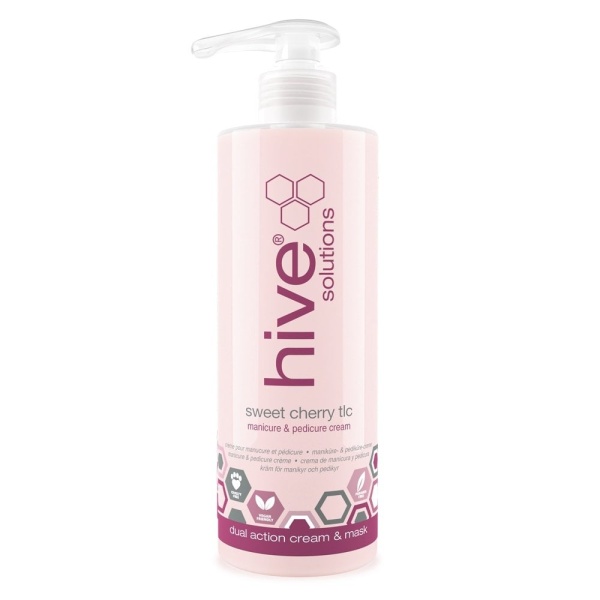 Hive of Beauty Sweet Cherry TLC Manicure and Pedicure Cream 400 ml